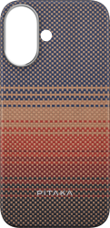 Case Pitaka Tactile Woven case for Iphone 16 Sunset