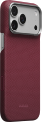 Калъф Pitaka Iphone 18 Pro Max Edge Case Burgundy (Argyle) 03
