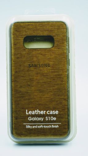 Калъф Logo Leather за Samsung S10