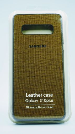 Калъф Logo Leather TPU за Samsung S10 plus