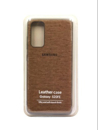 Калъф Logo Leather TPU за Samsung S20 FE