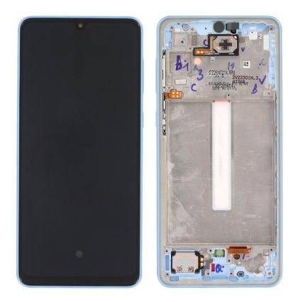 LCD for  Samsung A33 5G blue org.