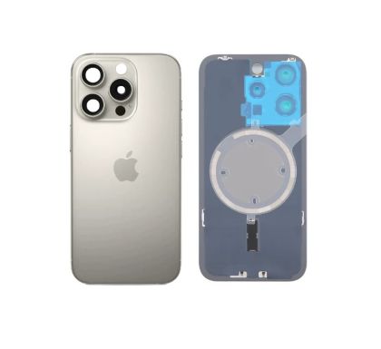 Back cover for Iphone 16 Pro Natural equipped