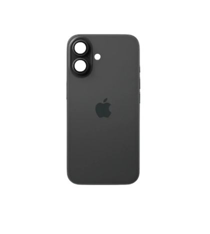 Back cover for Iphone 16 Black equipped