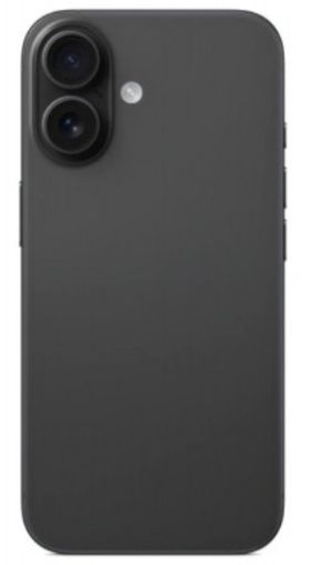 Back cover for Iphone 16 Black OR equipped