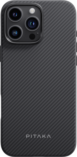 Калъф Pitaka Military-Grade Protective case за Iphone 16 Pro Black/Grey