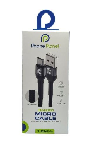 Cable Phone Planet PJ-AM-001-200-BK
