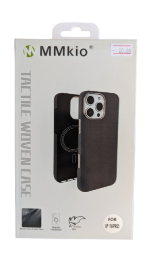 Case MMkio Woven case Iphone 16 Pro Black
