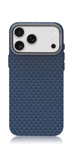 Калъф Western Carbon Blue за Iphone 17