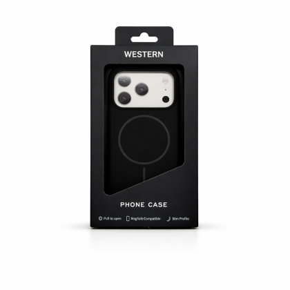 Калъф Western Silicone Mag Iphone 17 Pro Black