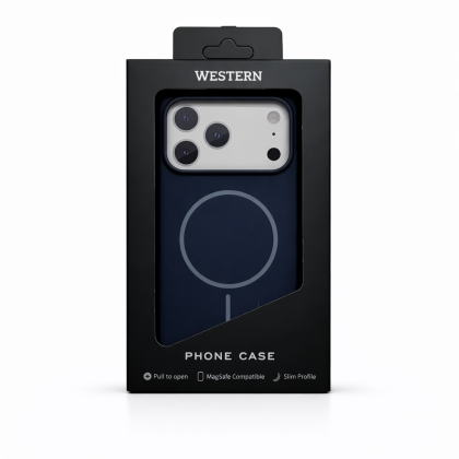 Калъф Western Silicone Mag Iphone 17 Pro Max Blu