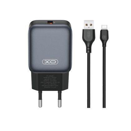 Адаптер 220V XO L152 18W с USB A - USB Type C