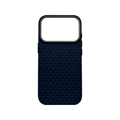 Калъф Western Carbon Blue за Iphone 17 Pro