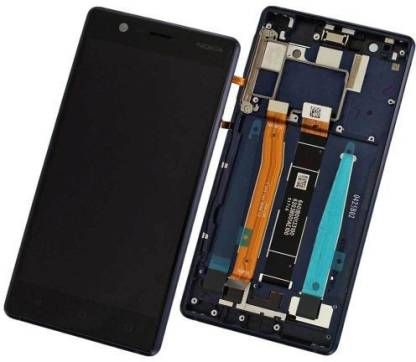 LCD for  Nokia 3, With Frame, TA-1032, TA-1020, TA-1028, TA-1038, Black