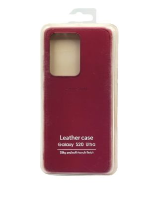 Калъф Logo Leather кожа за Samsung S20 Ultra