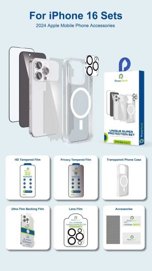 Phone Planet SET Case for Iphone 16 Plus 6 in 1