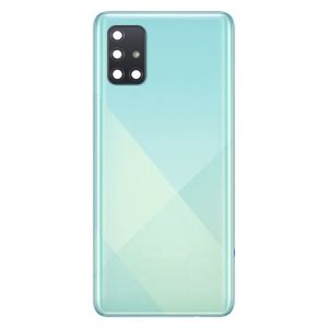 Back cover for Samsung A71 Prism Blue