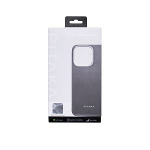 Калъф Pitaka Ultra Slim за Iphone 16 Pro Black/Grey