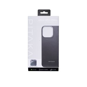 Калъф Pitaka Ultra-Slim за Iphone 16 Pro Max Black/Grey