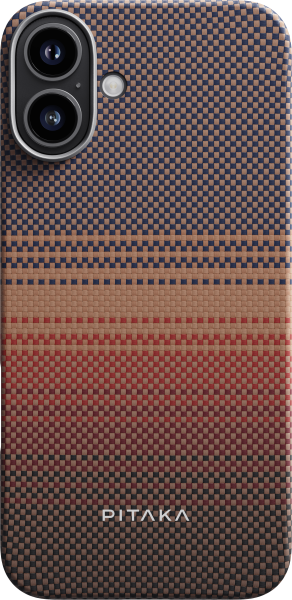 Case Pitaka Tactile Woven case for Iphone 16 Sunset