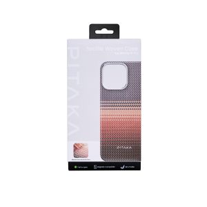 Case Pitaka Tactile Woven case for iPhone 16 Pro Sunset