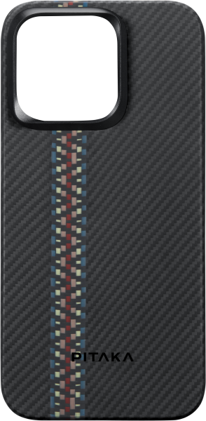 Калъф Pitaka Fusion Weaving MagEZ Case 4 за Iphone 15 Pro Rhapsody 600D