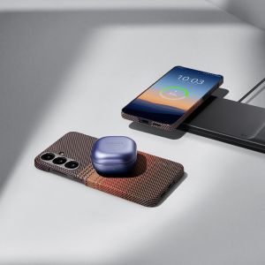 Калъф Pitaka Tactile Woven case за Samsung S25+ Sunset