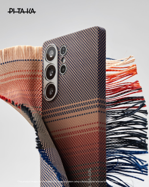 Калъф Pitaka Tactile Woven caseз а Samsung S25 Ultra Sunset