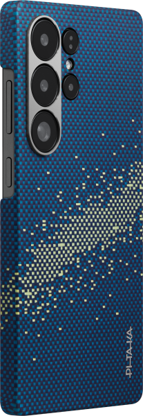 Калъф Pitaka Tactile Woven case за Samsung S25 Ultra Milky Way Galaxy