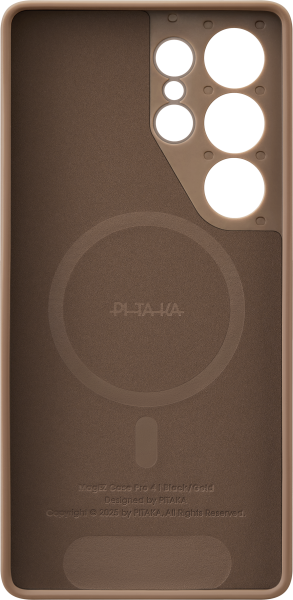 Калъф Pitaka PinButton за S25 Ultra Gold