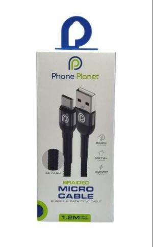 Cable Phone Planet PJ-AM-001-200-BK