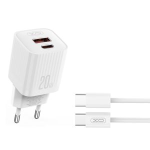 Адаптер 220V XO L147 20W A+C c L кабел