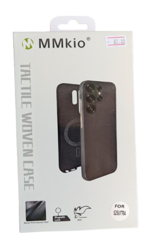 MMkio Woven case Samsung S25 Ultra Black