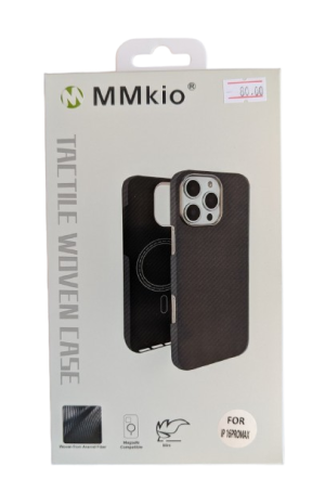 Case MMkio Woven case Iphone 16 Pro Max Black