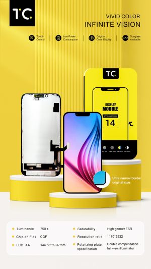 Display for Iphone 14 incell TC