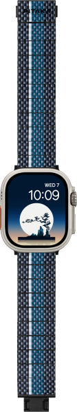 Carbon Fiber Watch Band Pitaka Apple Watch Moon