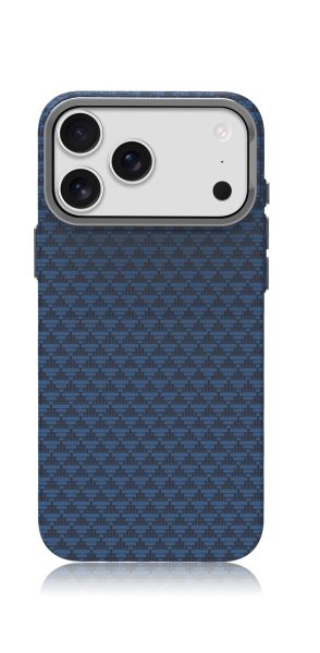 Калъф Western Carbon Blue за Iphone 17