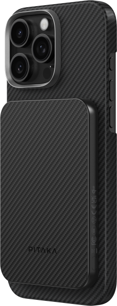 Pitaka Qi2 External Battery Black/Grey