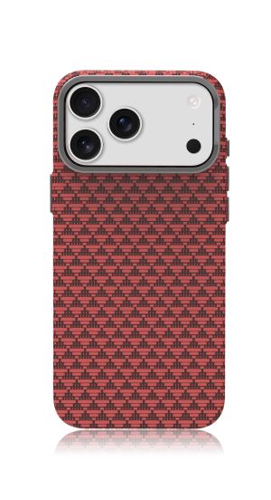 Калъф Western Carbon Red за Iphone 17 Pro