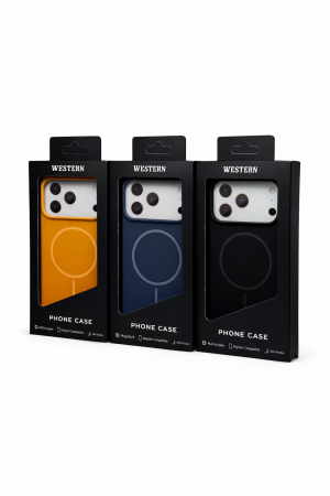 Калъф Western Silicone Mag Iphone 17 Pro Blue