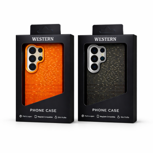 Western Carbon Orange Samsung S26 Ultra Case