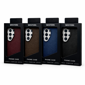 Калъф Western Carbon Burgun за Samsung S26 Ultra