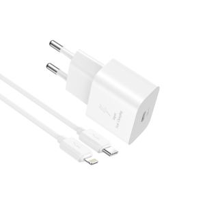 Адаптер 220V XO L167 25W с USB C - USB Ligthning
