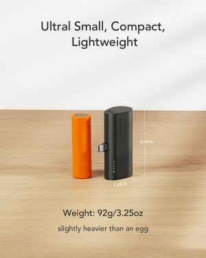 Външна батерия Veger Plug On-C 5000 mAh 18.5W
