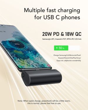 Външна батерия Veger Plug On-C 5000 mAh 18.5W