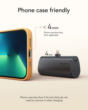Външна батерия Veger Plug On-L 5000 mAh 18.5W