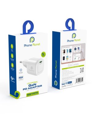 Адаптер 220V Phone Planet 1C 25W GaN