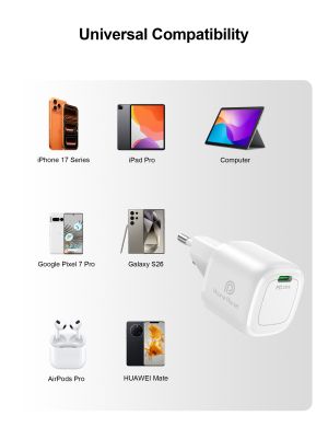 Адаптер 220V Phone Planet 1C 25W GaN