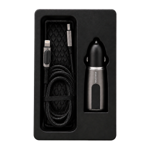 Адаптер 12V Western 51W A+C с USB кабел 30W C-L