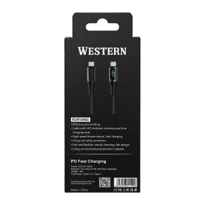 Cable USB Western Type c - Type C 100W